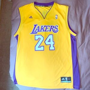 Kobe Bryant Adidas Lakers Jersey Large